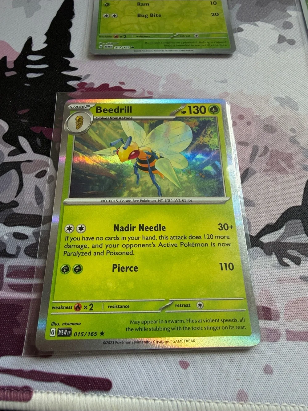Weedle, Kakuna & Beedrill Pokémon Evolution Reverse Holo Lot 🐝 | 4 Cards ✨5/$25